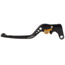 BikeTek Adjustable CNC Clutch Lever Short - Black / Gold Adjuster -