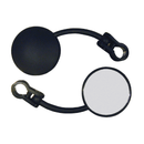 Bike It Right Hand Mini Folding Universal Round Mirror With 7/8in Bar Fitting