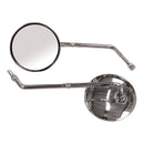 Bike It Universal Scooter/Moped Mirror With 8mm Thread Or Clamp -