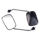Bike It Black Square Universal Mirrors -