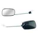 Bike It Black Square Universal Mirrors -