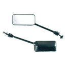 Bike It Long Black Universal F1 Mirrors