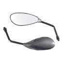 Bike It Carbon Effect Universal Handlebar Fit F3 Mirrors With 10mm Thread