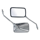 Bike It Pair Of Classic Custom Yamaha Mirrors With 10mm Right Reverse Thread -