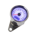 Universal Chrome MPH Speedo 61mm - 140mph 2:1 Blue LED Light Up LCD Functions