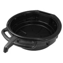 10L oil drain pan with spout for cars and motorcycles – durable plastic fluid catcher