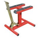 BikeTek Motocross MX Paddock Stand H-Stand Jack Up Motorbike Off Road Enduro Stand Red