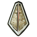 Bike It Blaze Chrome LED Rear Light With Clear Lens