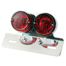 Bike It Chrome Surround Twin Universal Rear Light
