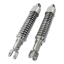 Bike It 320mm Eye To Fork Chrome Twin Shock Absorbers