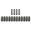 Bike It Carbon Look Spots And Stripes Protection Pack Of 24