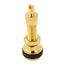 Bike It 8mm Gold Plated T/L Metal Tyre Valve
