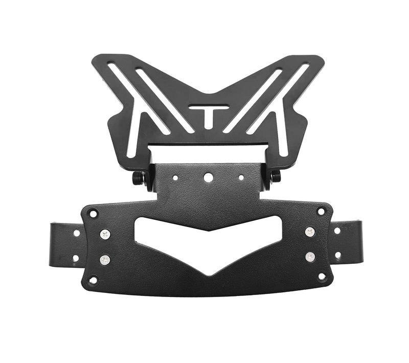 Universal Number Plate Hanger Bracket With Sliding Indicator Mounts