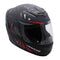 Axor Rage Python Full Face Helmet Black Grey Red Matt