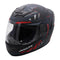 Axor Rage Python Full Face Helmet Black Grey Red Matt