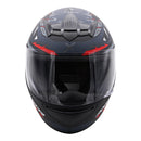 Axor Rage Python Full Face Helmet Black Grey Red Matt