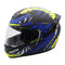 Axor Rage Python Full Face Helmet Blue Yellow Black Matt