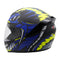 Axor Rage Python Full Face Helmet Blue Yellow Black Matt