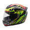 Axor Rage Python Full Face Helmet Red Yellow Black Gloss