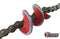 Bike It Tirox 360 Degree Motorcycle Motorbike Chain Brush - Quick And Easy To Use