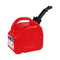 Fuel Can With Push To Pour Nozzle – Red