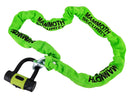 Mammoth Motorcycle Lock & Chain Heavy Duty 1.5m Chain D-Lock Security Bike Lock