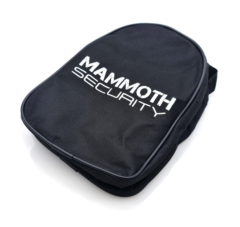 Storage Pouch For Mammoth Lock And Chain With Pillion Seat Straps