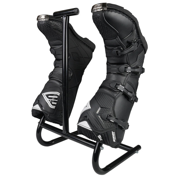 BikeTek Boot Wash Stand – MX & Road Motorcycle Boot Cleaning & Drip Dry Rack for Youth & Adult Sizes