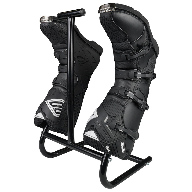 BikeTek Boot Wash Stand – MX & Road Motorcycle Boot Cleaning & Drip Dry Rack for Youth & Adult Sizes