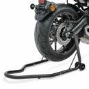 Motorcycle Front & Rear Paddock Stand Set - Black