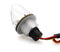 LED Motorcycle Rear Light Brake Light Motorbike Tail Light 55mm Diameter 12V