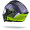 Airoh Spark Motorcycle Helmet Full Face - Fluro Yellow / Blue Circuit Matt