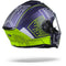 Airoh Spark Motorcycle Helmet Full Face - Fluro Yellow / Blue Circuit Matt