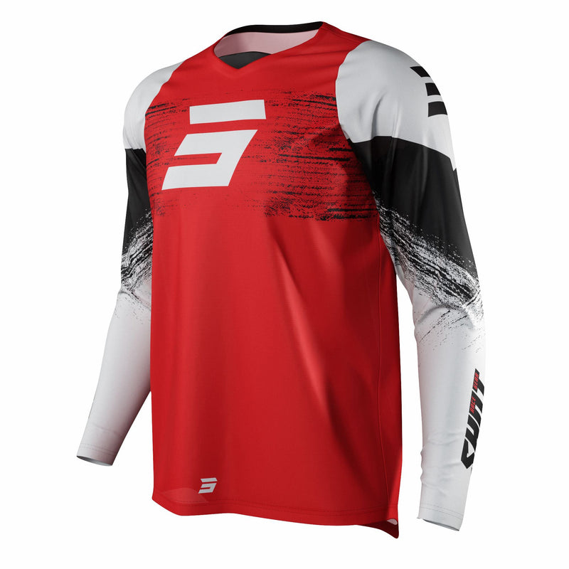 Shot Raw Burst Adults Jersey Red