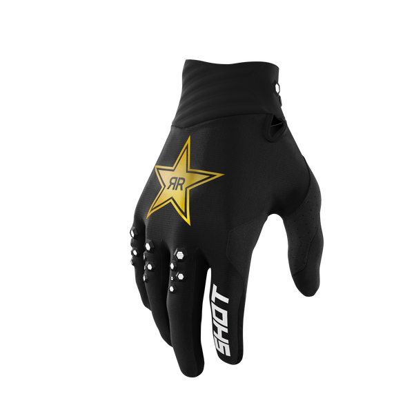 Shot Contact Adults Gloves Rockstar Ltd Edition Black
