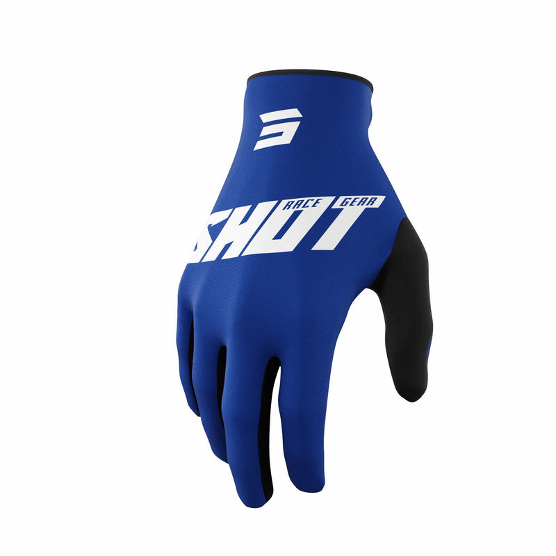 Shot Raw Burst Adults Gloves Blue