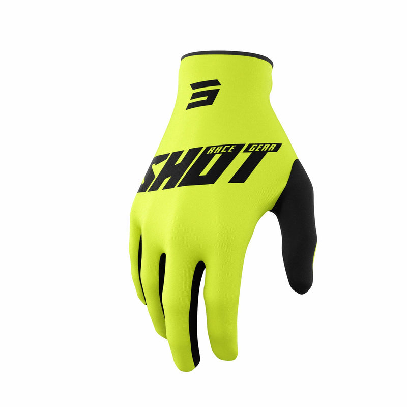 Shot Raw Burst Neon Yellow Kids MX Combo Kit