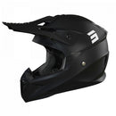 Shot Pulse Adults MX Helmet Solid Black Matt