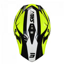 Shot Pulse Adults MX Helmet Revenge Black Neon Yellow White Gloss