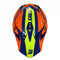 Shot Pulse Adults MX Helmet Revenge Navy Orange Neon Yellow Gloss