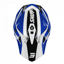 Shot Pulse Adults MX Helmet Revenge White Blue Black Gloss