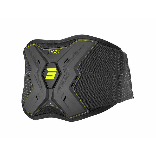 Shot 2022 Adults Motocross Kidney Belt Protector 2.0 Black & Neon Yellow
