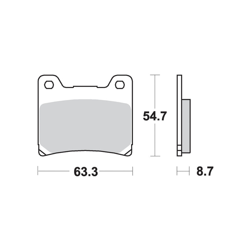 AP Racing Sinter Disc Pad Rear -