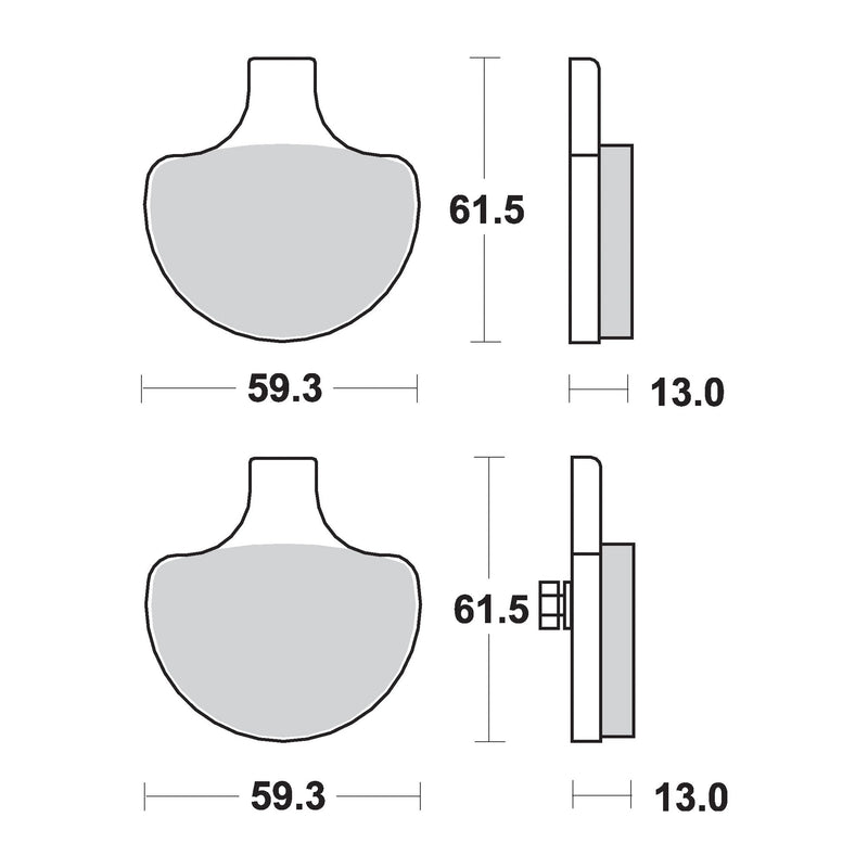AP Racing Sinter Disc Pad Front -