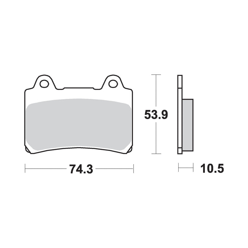 AP Racing Sinter Disc Pad Front -
