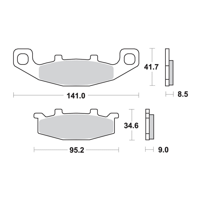 AP Racing Sinter Disc Pad Front -