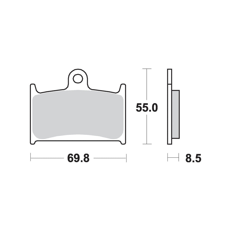 AP Racing Sinter Disc Pad Front -