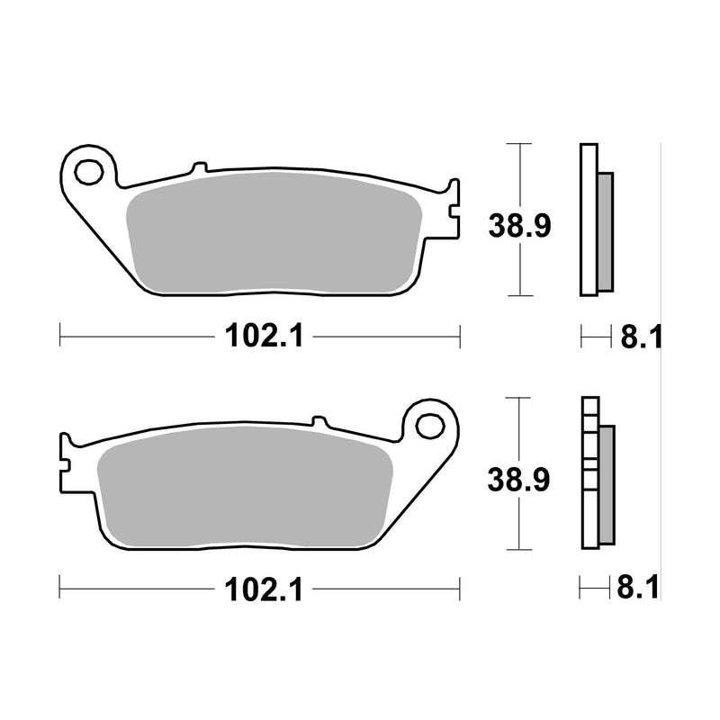 AP Racing Sinter Disc Pad Front -