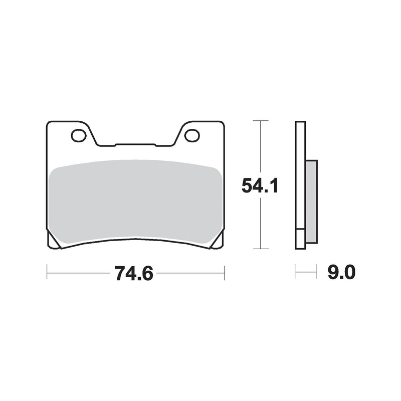 AP Racing Sinter Disc Pad Front -