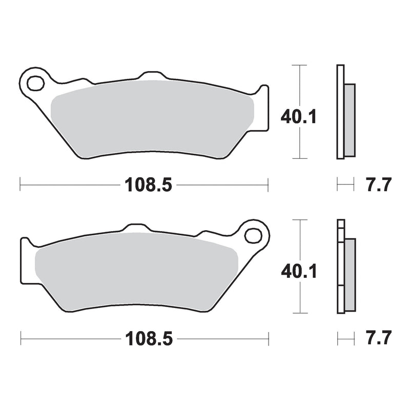 AP Racing Sinter Disc Pad Rear -